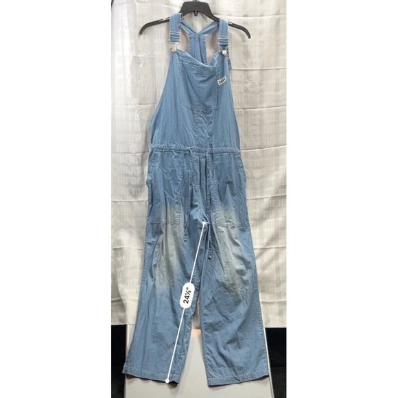 BELINDA Women OVERALL Pants  Size S Color Blue LIGHT WASH - Picture 8 of 16